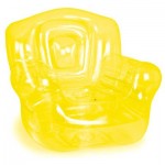 Yellow Inflatable Chair (41"W x 38"H x 35"D) with Logo