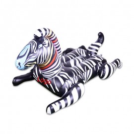 Inflatable Zebra Pool Float with Logo