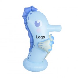 Inflatable Toys Sea Horse Sprinkler with Logo