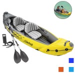 2-Person Inflatable Kayak Set With Aluminum Oars(Standard Shipped) with Logo