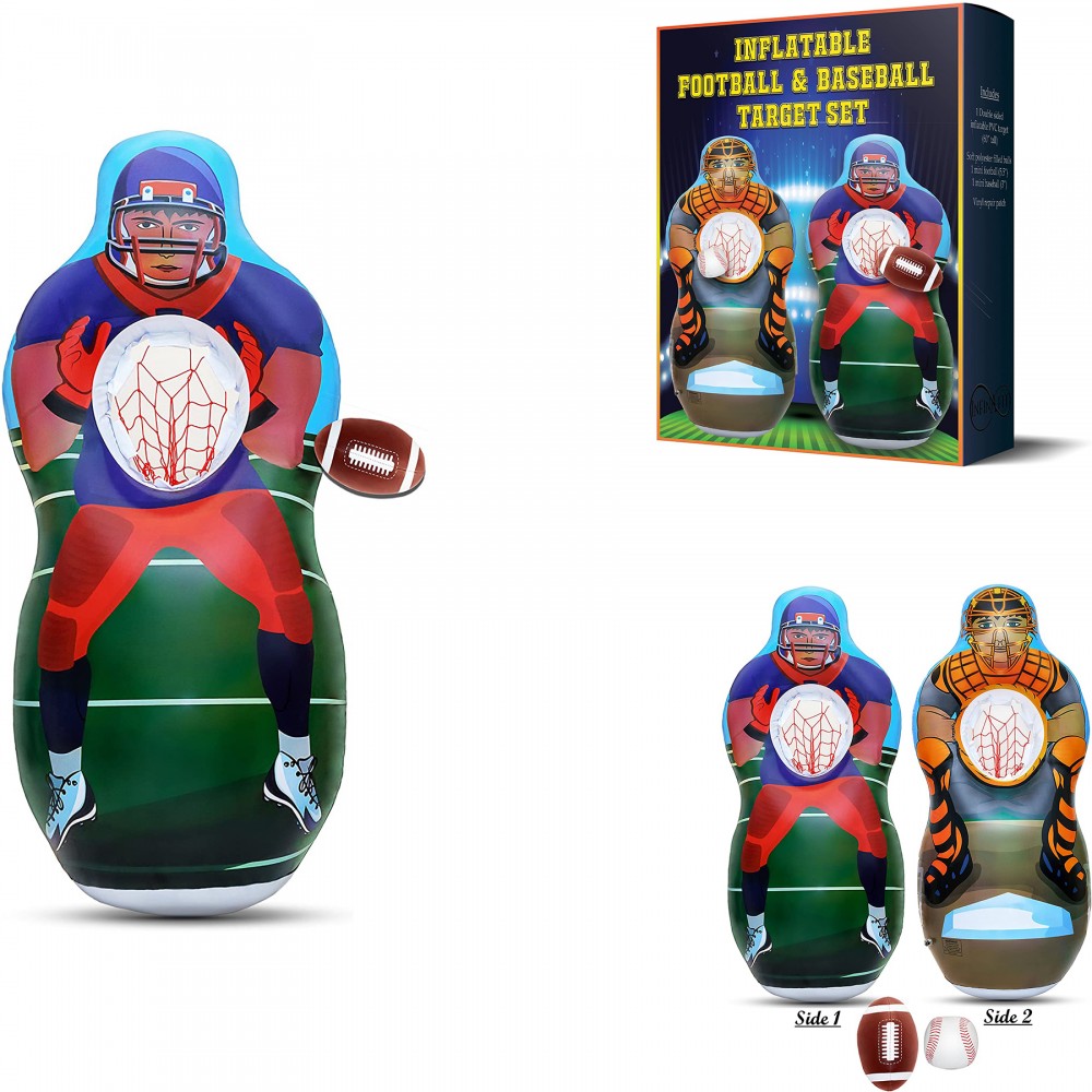 Customized Inflatable Football & Baseball Target Set