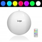 Customized LED Inflatable Pool Beach Ball with Remote Control