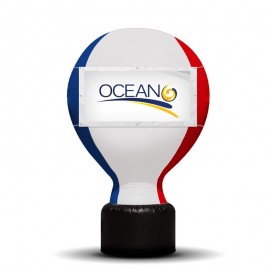 Logo Branded 12' Hot Air Balloon Shape (Full Color Imprint, Full Bleed)  Logo Branded 12