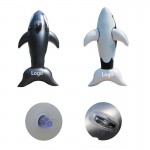 Shark Inflatable Pool Float with Handles with Logo