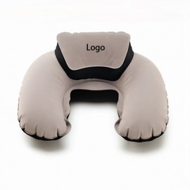 Custom U-Shaped Inflatable Travel Pillow  Custom U-Shaped Inflatable Travel Pillow