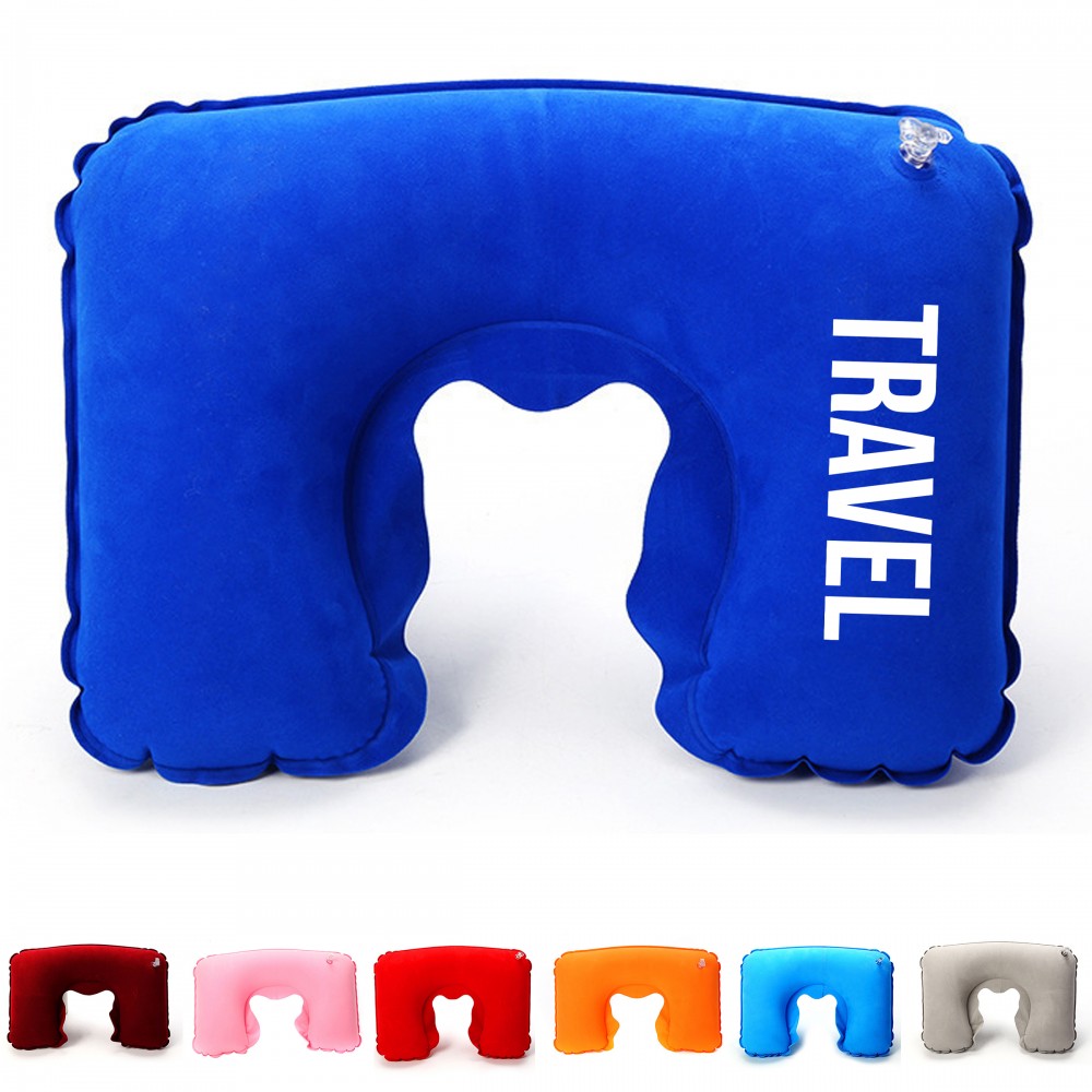 U Shape Inflatable Travel Pillows with Logo
