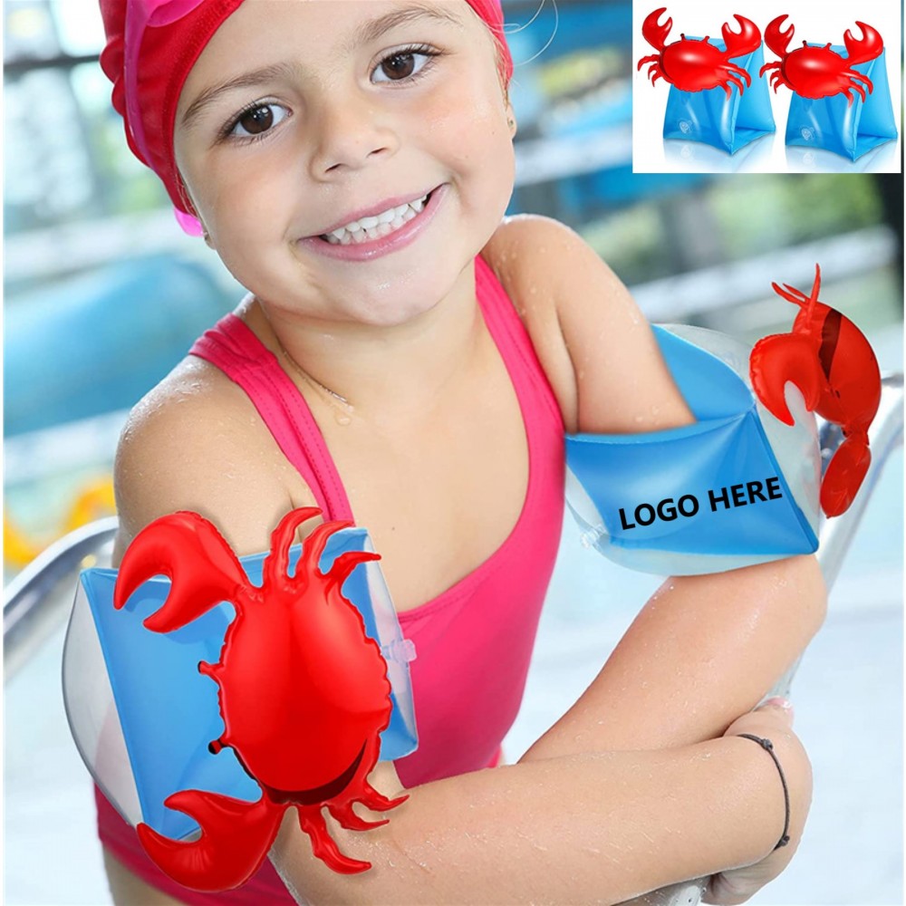 Logo Branded Inflatable Swimming Crab Armband