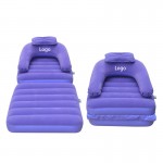 Promotional 2 in 1 Inflatable Air Mattress and Foldable Lounger Chair