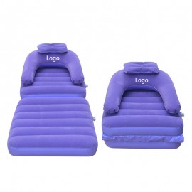 Promotional 2 in 1 Inflatable Air Mattress and Foldable Lounger Chair  Promotional 2 in 1 Inflatable Air Mattress and Foldable Lounger Chair