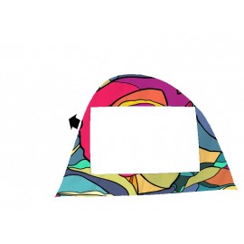 Airdome Wall with Window for 10' Airdome Inflatable tent - Fully Printed with Logo  Airdome Wall with Window for 10