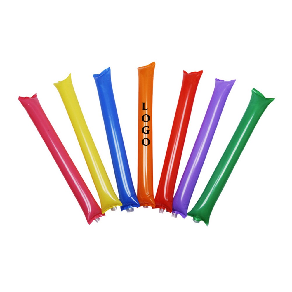 Pair Inflatable Cheering Sticks / Thunder Stickers with Logo