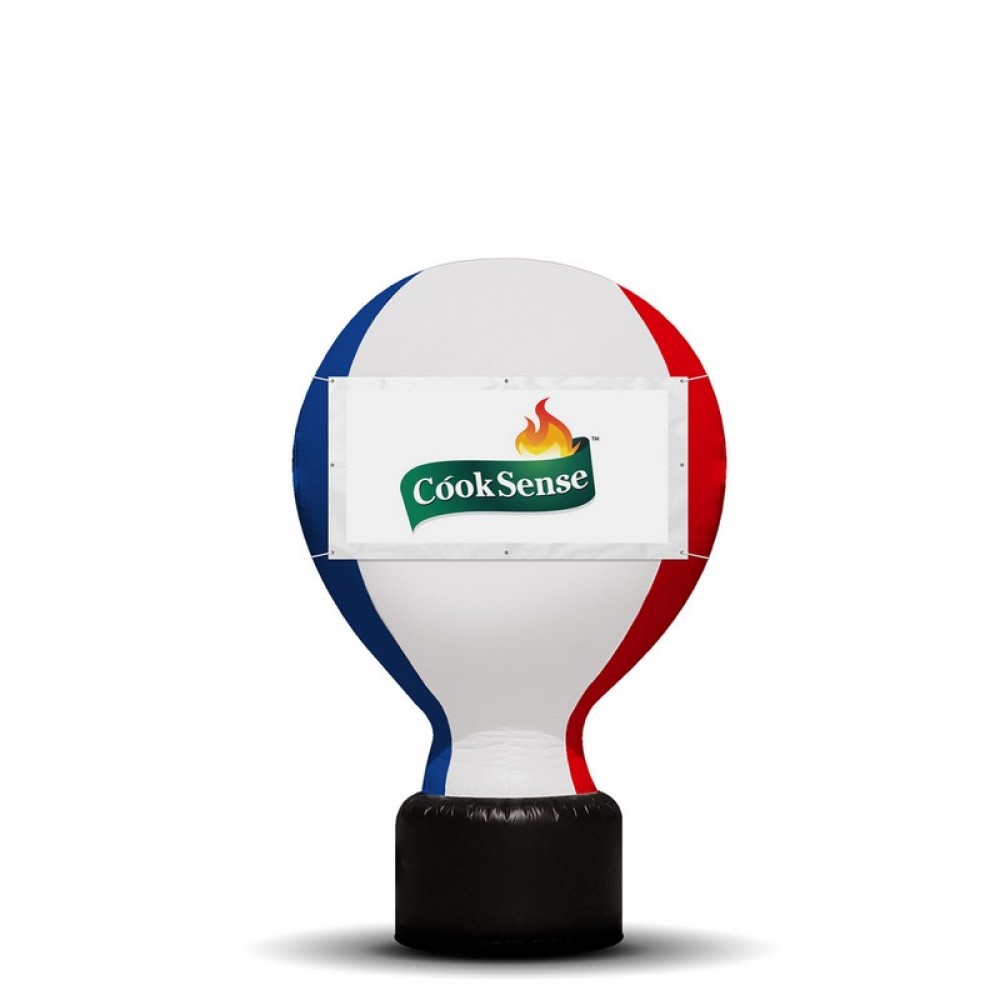 Logo Branded 11' Hot Air Balloon Shape (1-Color Imprint, 2 Locations)