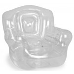 Custom White Inflatable Chair *41"W x 38"H x 35"D)