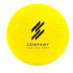 Logo Branded Playground Ball Rubber 2-ply Official Size 8.5" - Yellow
