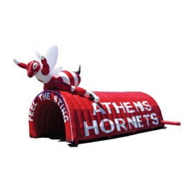 Promotional Run Through Inflatable 3-D Mascot End Tunnel (50'x8')
