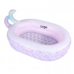 Mermaid Inflatable Kiddie Bathtub Play Pool with Logo