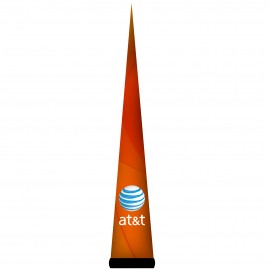 Custom 7.5'H Orange AirePin Cones (AT&T)  Custom 7.5