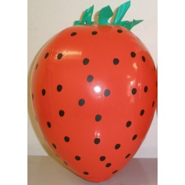 Logo Branded 12" Inflatable Strawberry