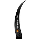 10'H Black AirePin Horn (Boost Mobile) with Logo