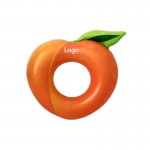 Peach Inflatable Pool Float with Logo
