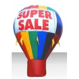 Logo Branded 12 Ft. Hot Air Shaped- Cold Air Balloon