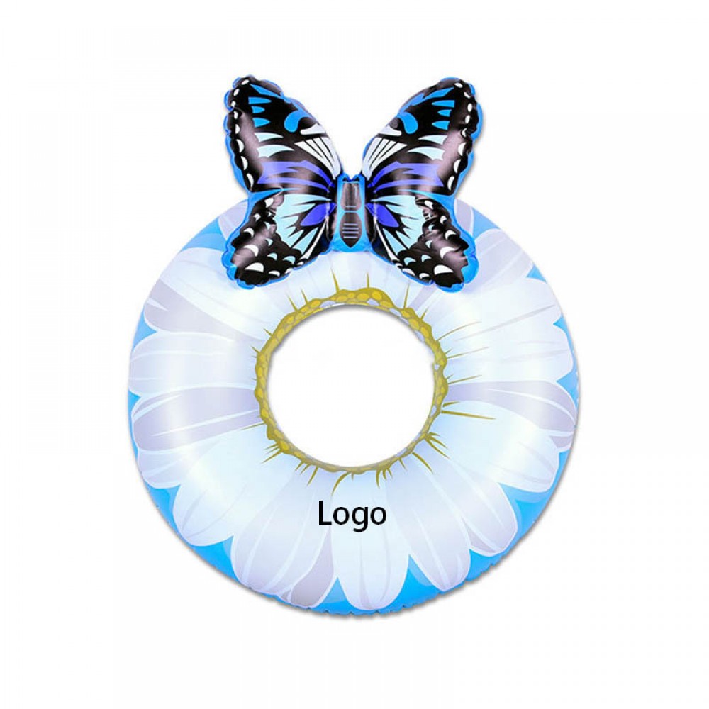 Personalized Inflatable Butterfly Swim Ring Pool Float