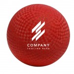 Playground Ball Rubber 2-ply Official Size 8.5" - Red Custom Imprinted