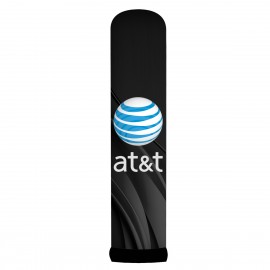7.5'H Black AirePin Totem (AT&T) with Logo  7.5
