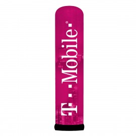 7.5'H Cyan AirePin Totem (T-Mobile) with Logo