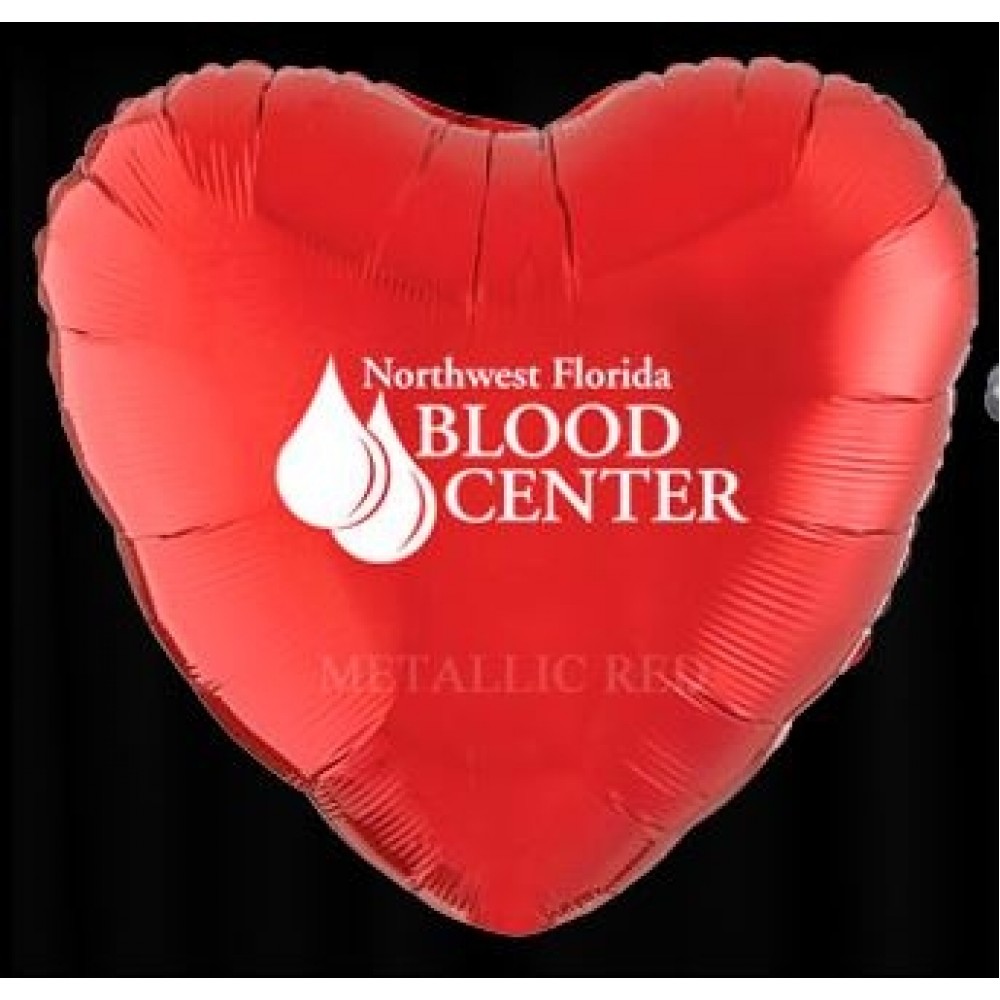 Custom Imprinted Mylar Balloon (Heart) Custom Imprinted Mylar Balloon (Heart)