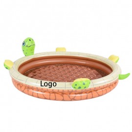 Turtle Inflatable Kiddie Bathtub Play Pool with Logo