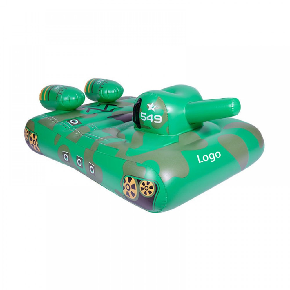 Logo Branded Tank Inflatable Pool Float