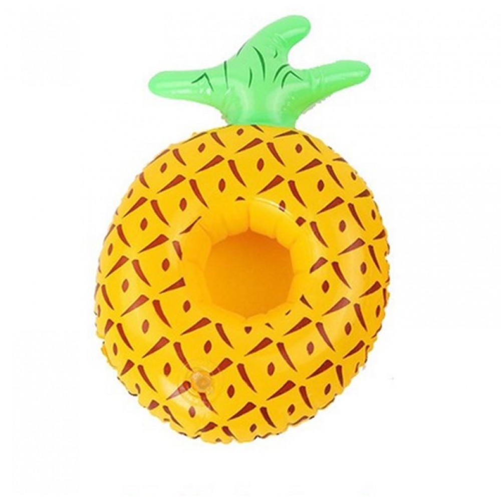 Personalized Inflatable Drink Holder Float - Pineapple
