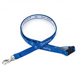5/8" Safety Breakaway Woven Lanyard with Logo  5/8" Safety Breakaway Woven Lanyard with Logo