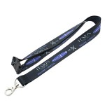 Eco PET Lanyard with dye sublimation imprint - 1 inch with Logo