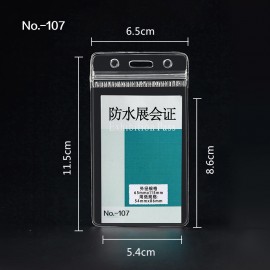 Personalized Waterproof card holder exhibition card work card Horizontal style  Personalized Waterproof card holder exhibition card work card Horizontal style
