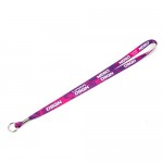 Logo Branded 5/8" Satin Finish Full Color Lanyard (24-48 Hour Rush)