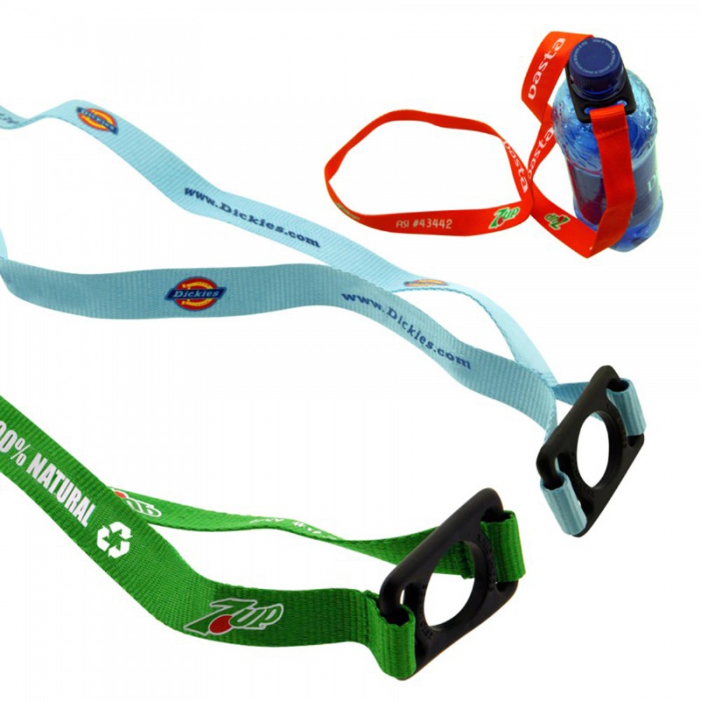 Recycled Deluxe Water Bottle Holder with Logo Recycled Deluxe Water Bottle Holder with Logo