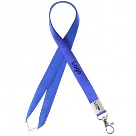 Customized Name Tag Lanyard with Safety Buckle and Metal Hook