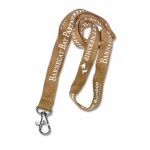 1/2" Wide Recycled P.E.T. or Bamboo Lanyard w/ Screen Printed Logo with Logo