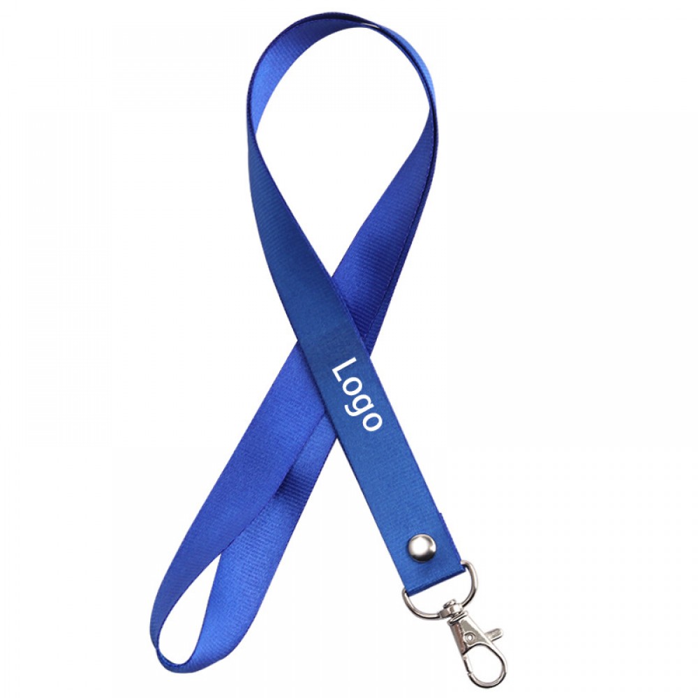 Promotional Polyester Name Tag Lanyard with Metal Hook