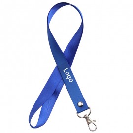 Promotional Polyester Name Tag Lanyard with Metal Hook