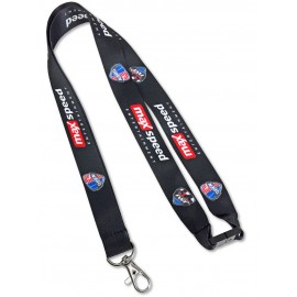 3/4" Recycled Sublimated Full Color PET Eco-friendly Lanyard Safety Breakaway with Logo