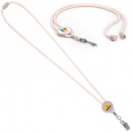 Ansel Breakaway Cotton Lanyard with Logo