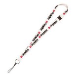 Eco PET Lanyard with dye sublimation imprint - 3/8 inch with Logo