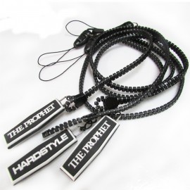 Zipper Lanyard with PVC Tag with Logo  Zipper Lanyard with PVC Tag with Logo