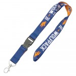 Personalized 1/2" Buckle Release Woven Lanyard
