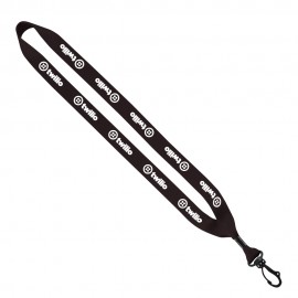 3/4" Polyester Lanyard With Swivel Snap Hook with Logo