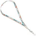 Promotional 5/8" Full Color Polyester Ribbon Lanyard