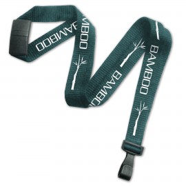 Custom Quick-Ship 5/8" Bamboo Custom Silkscreen Lanyards